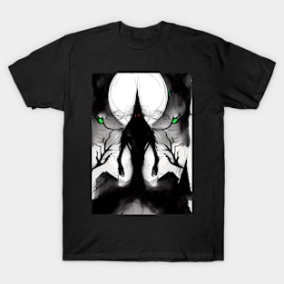 CREEPY RED EYED HALLOWEEN VAMPIRE T-Shirt